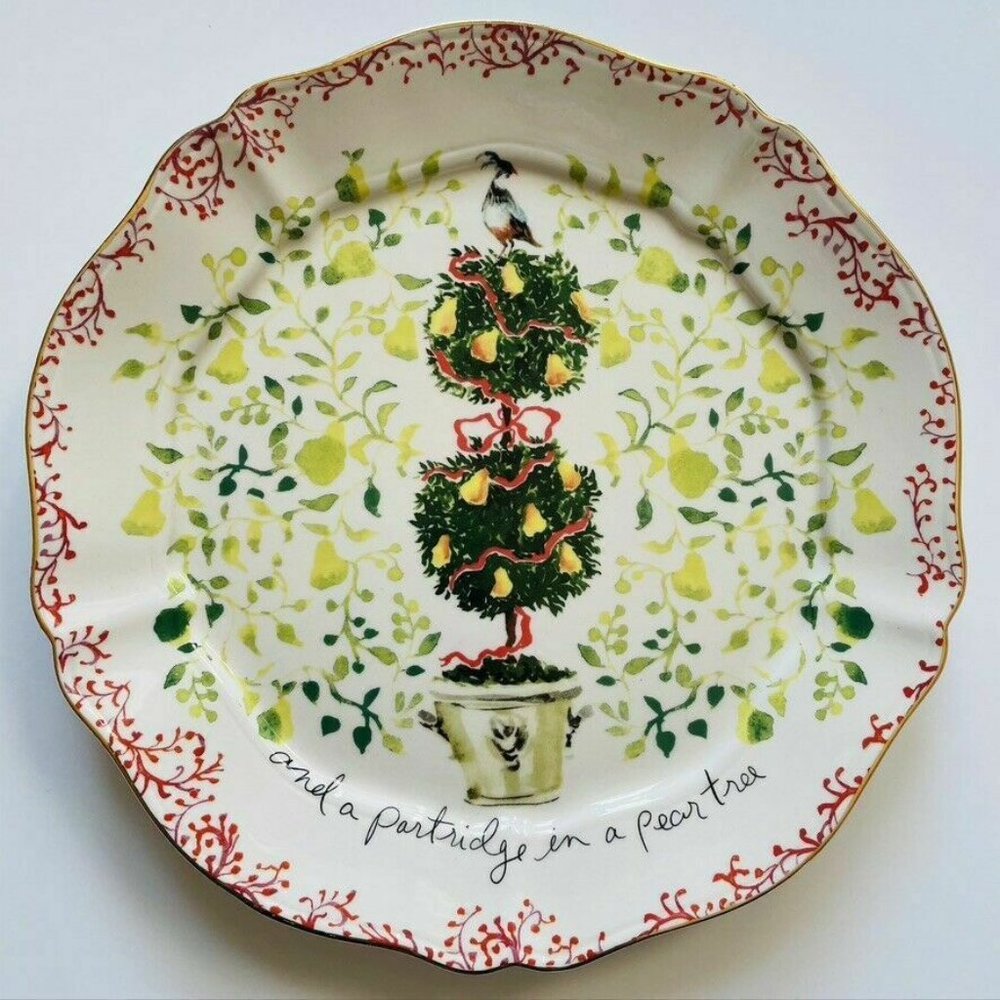 NEW Anthropologie Inslee Fariss #1 Partridge Pear